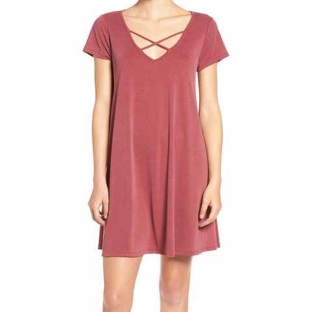 Cross Front T-Shirt Dress